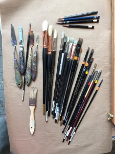 materials for plein air painting