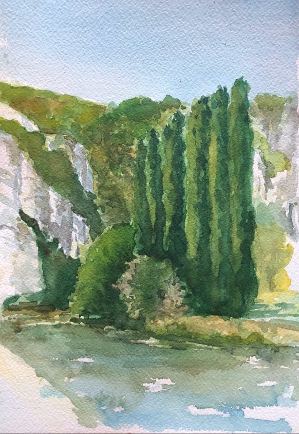 Along The Lot River, France